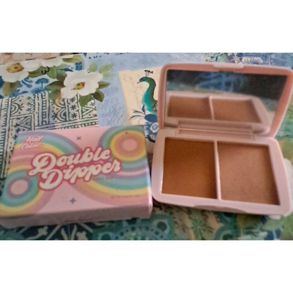 NIB~HALF CAKED Double Dipper Bronzer Color Duo in Miami Beach